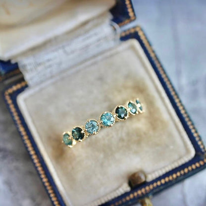 ブルートルマリン 7ピースセット 計0.75ct 2.9mm 【MJ2591】