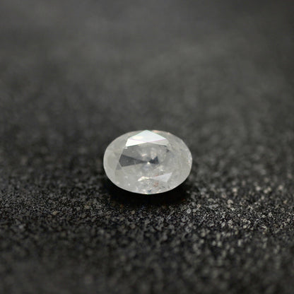 ダイヤモンド 0.260ct オーバルローズカット 4.7mm×3.5mm×2.2mm【MJ2610】14