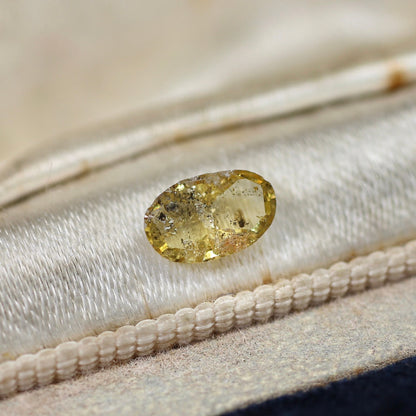 オーバルローズカット ナチュラルダイヤモンド 0.46ct 6.4mm×3.9mm-1.3mm 【MJ2495】