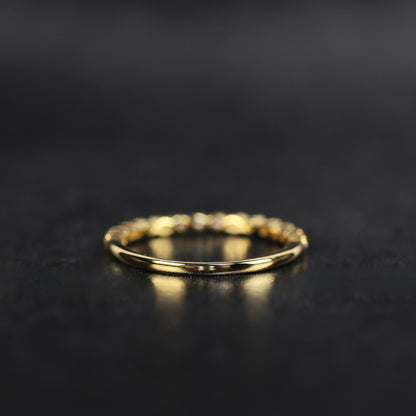 Nocturne - Celeste | ハーフエタニティ ダイヤモンド 0.18ct VSクラス K10 K18 Pt900【MJ2924】