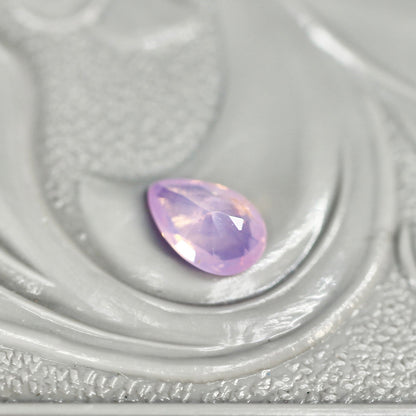 ペアシェイプカット シルキーパープルピンクサファイア　0.26ct  4.7mm×2.9mm×1.7mm 【MJ2522】