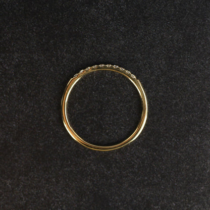 Nocturne - Nuit | ハーフエタニティ ダイヤモンド 0.10ct VSクラス K10 K18 Pt900【MJ2926】