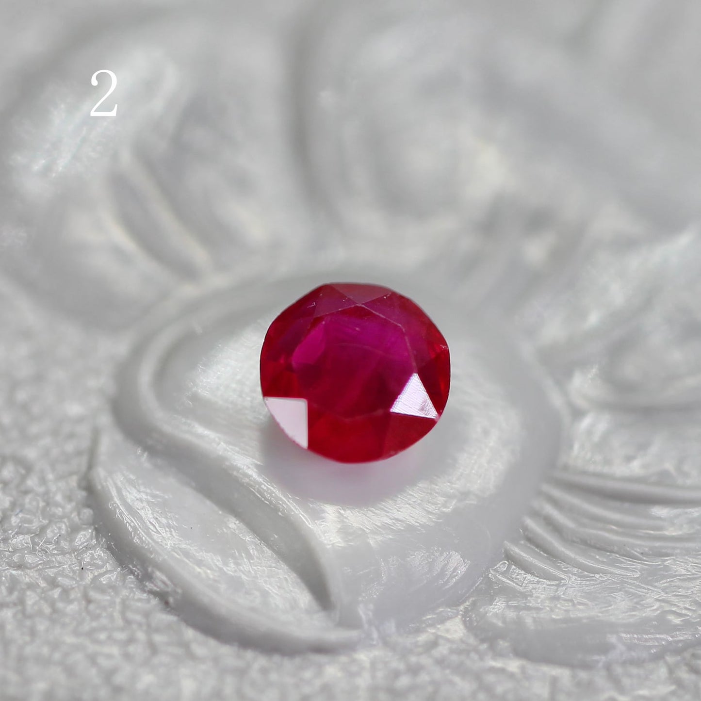 ルビー ローズカット 2.7~2.8mm【MJ2736】