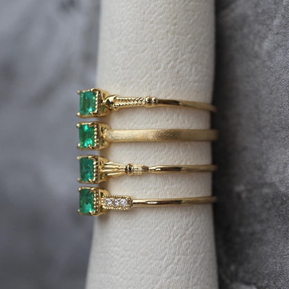 プリンセスカット エメラルド 2.5mm×2.5mm【MJ2555】