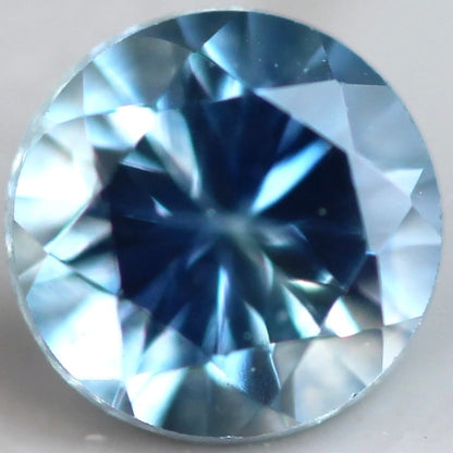 モンタナサファイア 0.27ct 3.7mm アメリカ・モンタナ州産 蘭 【MJ2425】