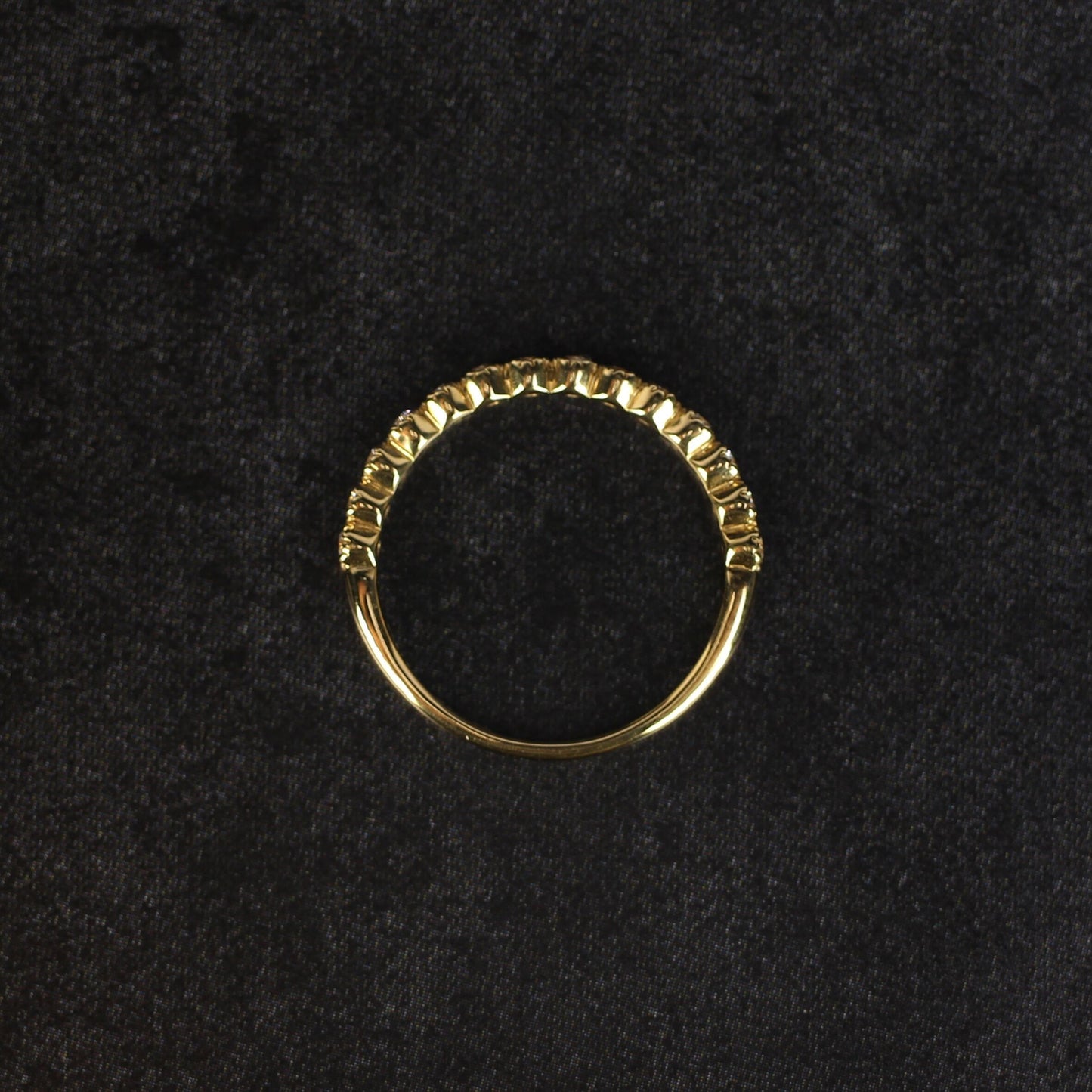 Nocturne - Celeste | ハーフエタニティ ダイヤモンド 0.18ct VSクラス K10 K18 Pt900【MJ2924】