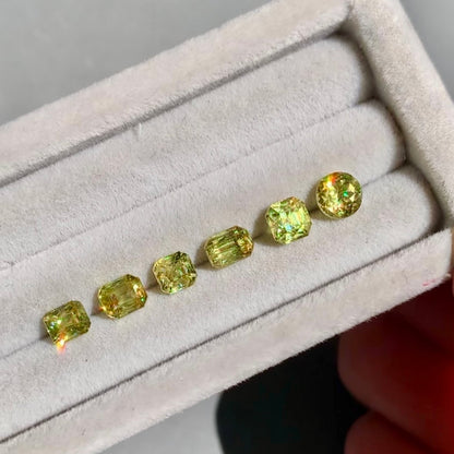 スフェーン 0.74ct ラウンドカット 4.9mm×4.9mm×3.4mm【MJ2721】