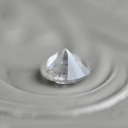 ソルトアンドペッパーダイヤモンド 0.41ct 4.6mm 【MJ2446】