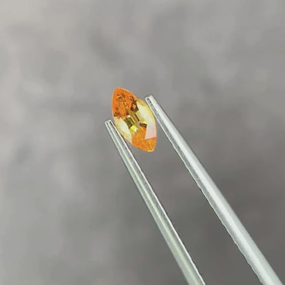 サファイア 0.34ct マーキスカット 5.9mm×3.1mm×2.3mm【MJ2887】