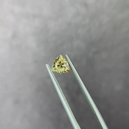 ジルコン 0.91ct トリリアント特殊カット 5.8mm×5.6mm×3.6mm【MJ2889】