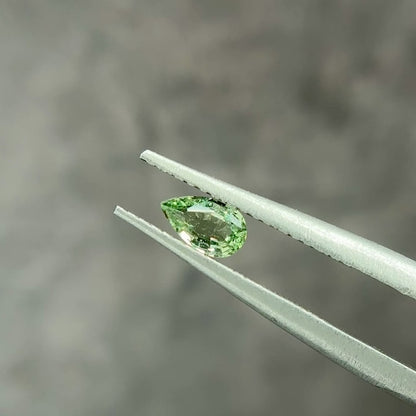 非加熱サファイア 0.25ct ペアシェイプカット 4.9mm×2.9mm×1.8mm【MJ2554-1】
