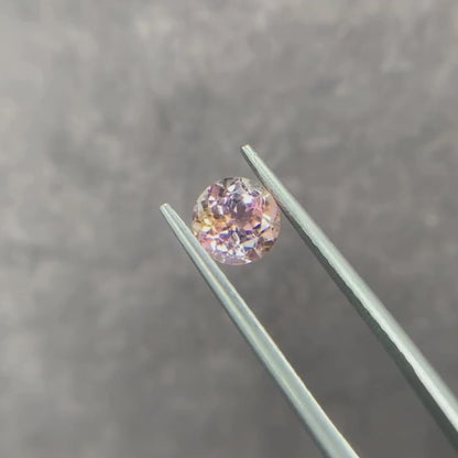 フルーティートルマリン 1.16ct ラウンドカット 6.2mm×6.2mm×4.6mm【MJ2975】